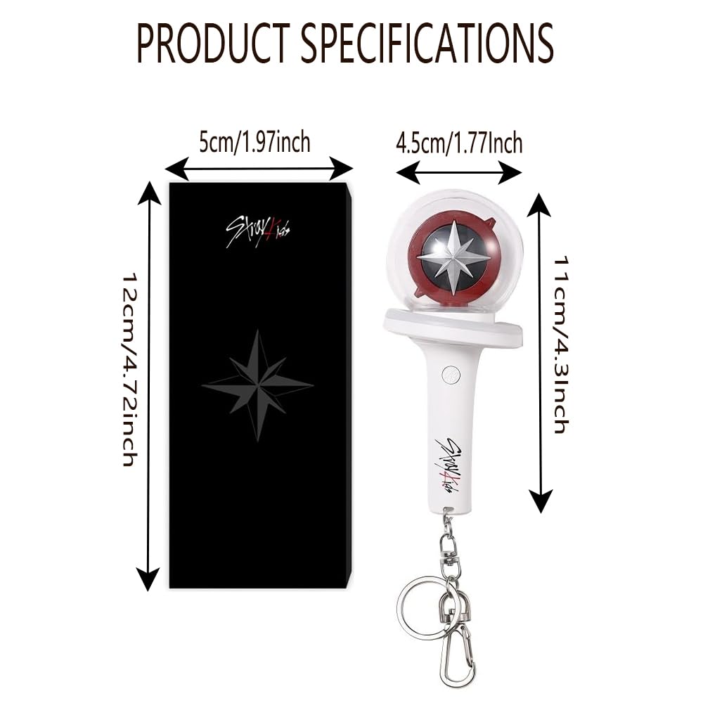 Amazon.com: Pitsilat Kpop Stray Kids Light Stick Ver 2 Keychain